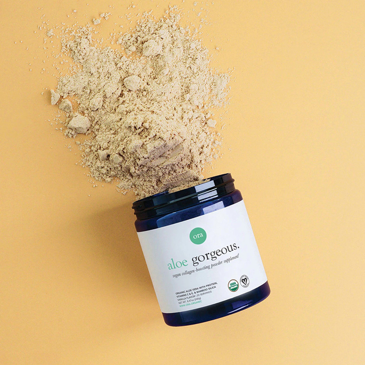 Organic Vegan Collagen-Boosting Powder Sachet(Aloe Gorgeous)